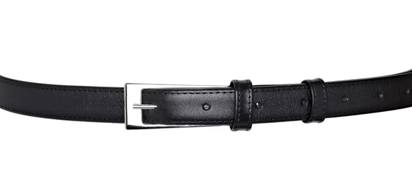 Schwarzer Ledergürtel Kleidung Accessoire — Stockfoto