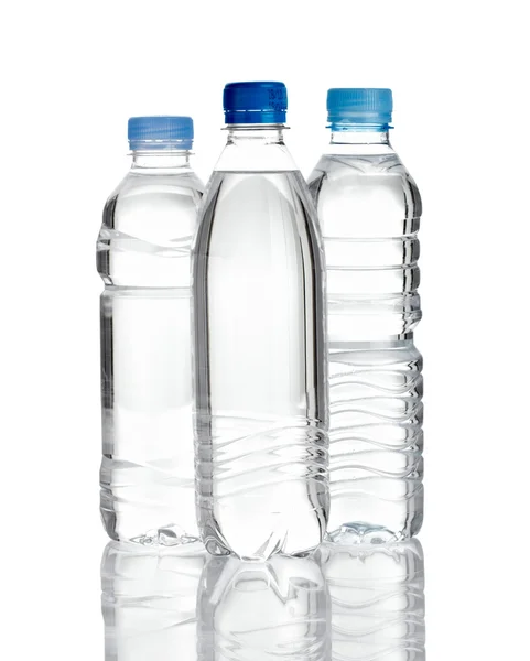 Wasser trocknende Plastikflasche — Stockfoto