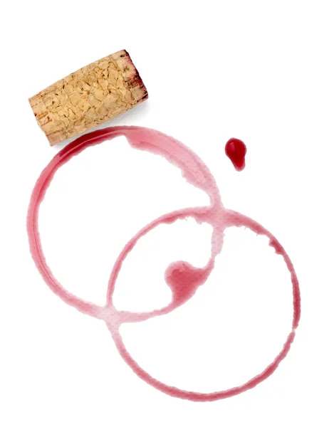 Alcohol drink wine stain liquid cork opener — Stock Photo, Image