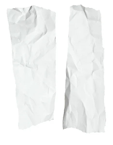 Λευκό Σημείωση τσαλακωμένο χαρτί — Φωτογραφία Αρχείου