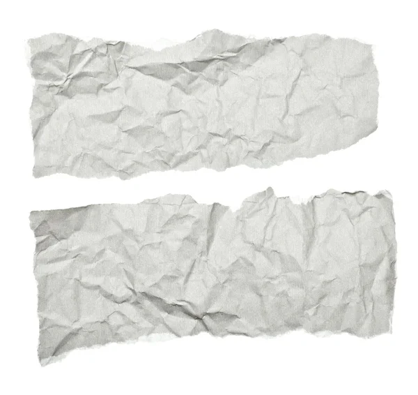 White crumpled note paper — Stock Photo, Image