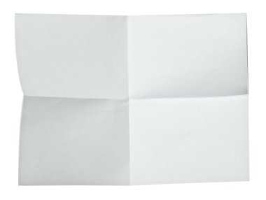 Beyaz buruşuk not kağıdı