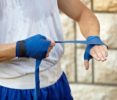 Boks bandaj eller spor mücadele mücadele