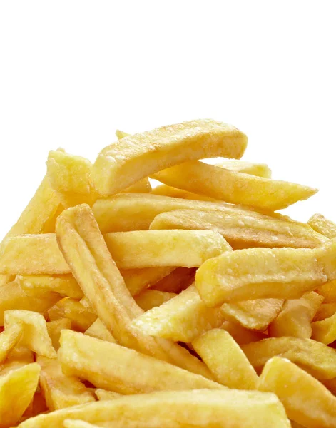 Batatas fritas comida rápida insalubre — Fotografia de Stock