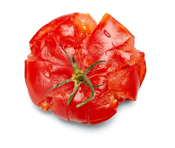 Salpicado de tomate salpicado alimentos vegetales — Foto de Stock