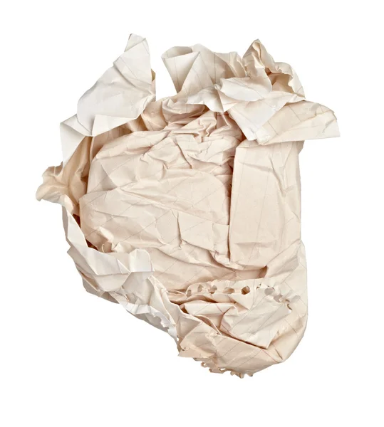 Papier bal verfrommeld vuilnis frustratie — Stockfoto