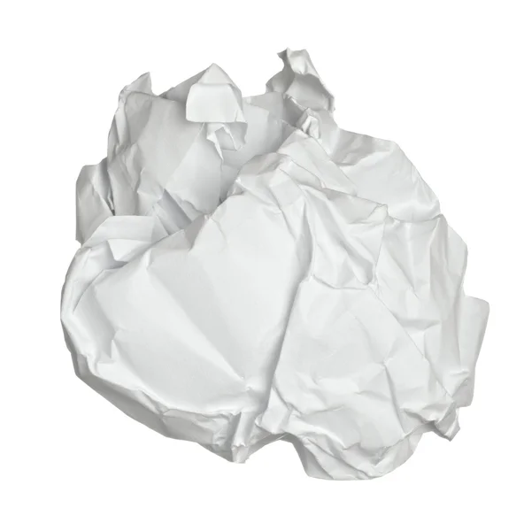 Boule de papier froissé ordures frustration — Photo