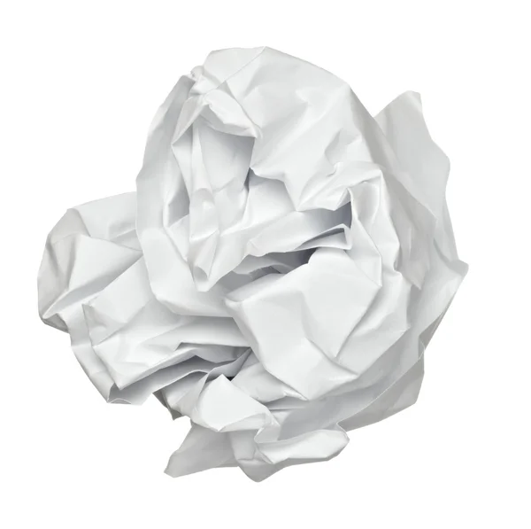 Bola de papel amassado frustração lixo — Fotografia de Stock