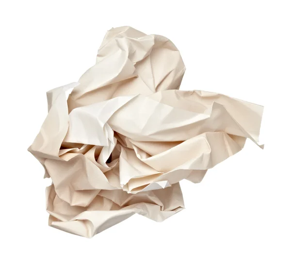 Μπάλα τσαλακωμένο χαρτί σκουπίδια απογοήτευση — Φωτογραφία Αρχείου