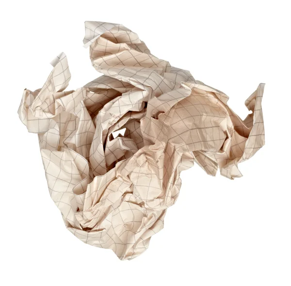 Paper ball crumpled garbage frustration — Stock Photo, Image