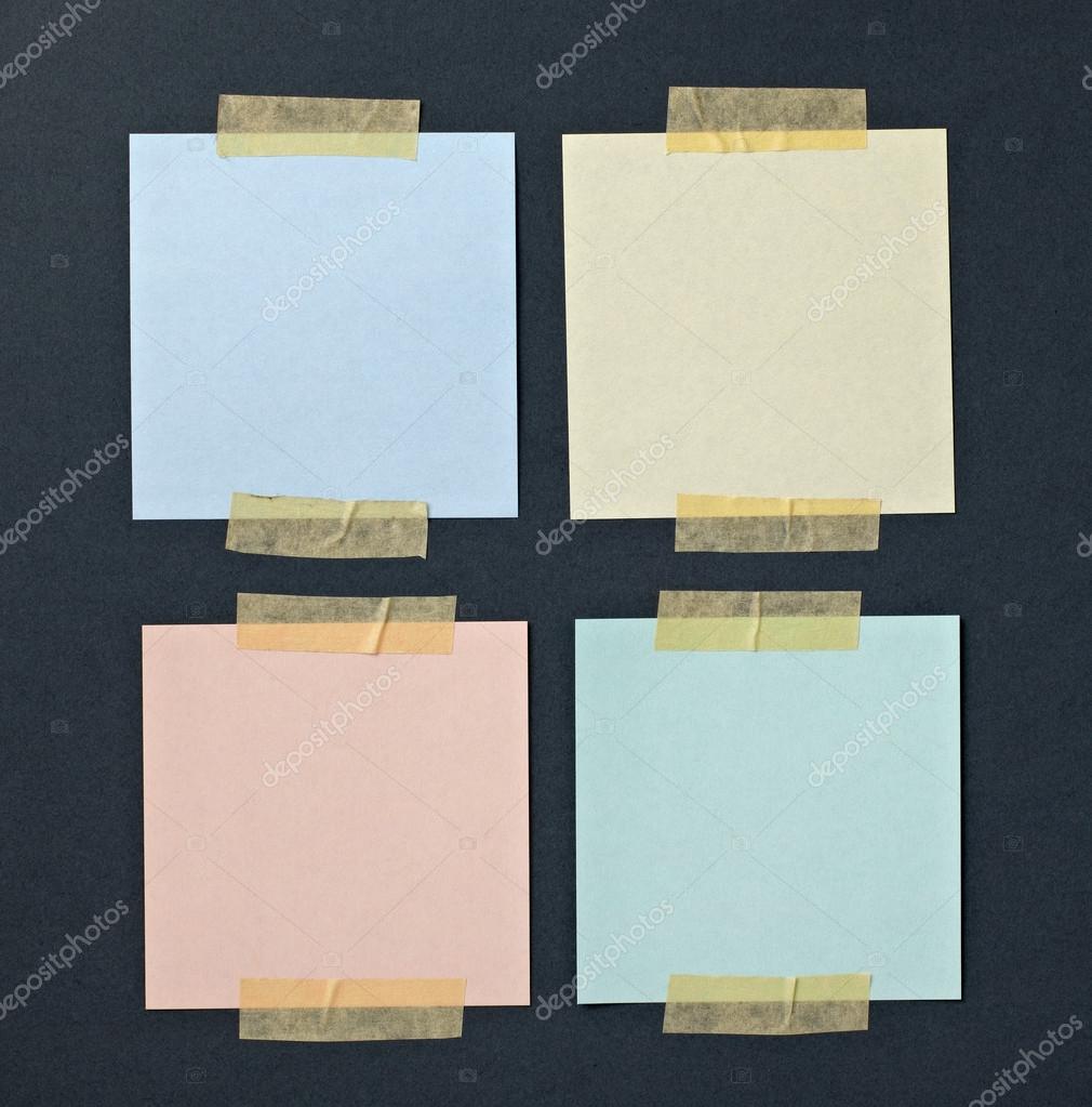 Note paper with adhesive tape message Stock Photo by ©PicsFive 13749111
