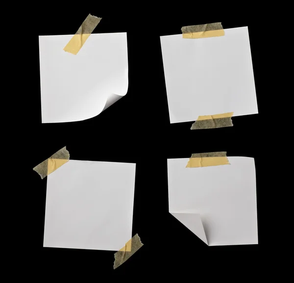 Papel de nota com mensagem de fita adesiva — Fotografia de Stock