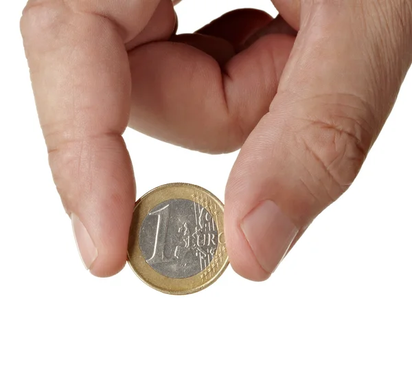 Coins euro money — Stock Photo, Image