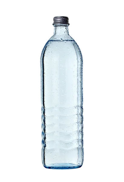 Water in glass bottle drink — Stock Photo, Image