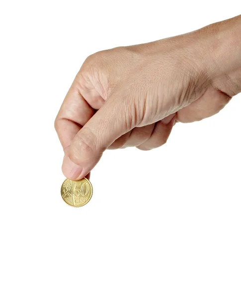 Coins euro money Stock Photo