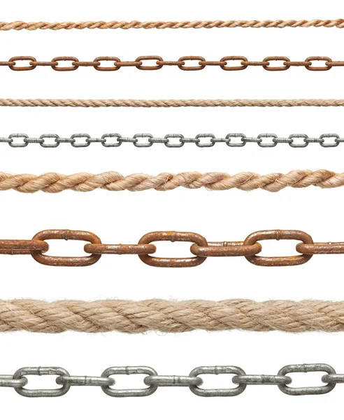 Cadena cuerda conexión esclavitud strenght link —  Fotos de Stock