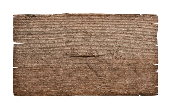 Plank wood isolated on white background — Stock Photo, Image