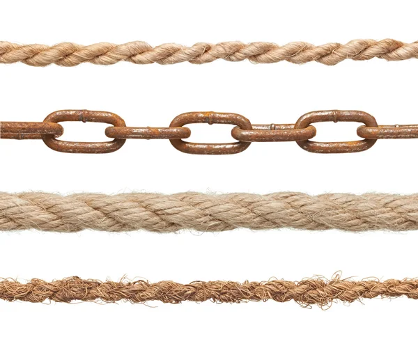 Cadena cuerda conexión esclavitud strenght link — Foto de Stock