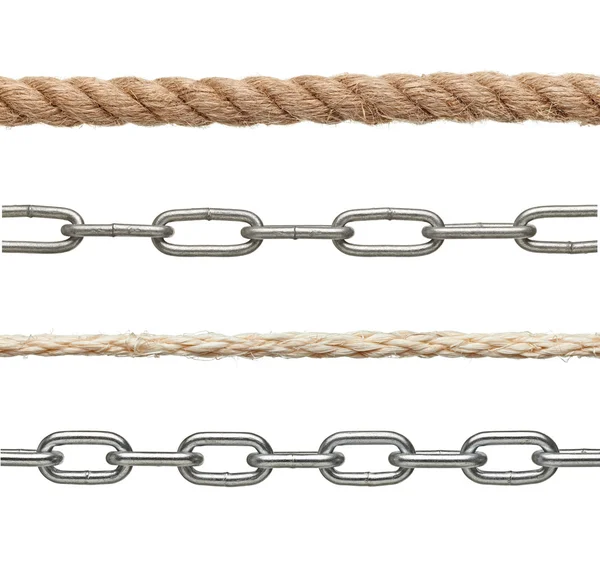 Chain rope connection slavery strenght link — Stock Photo, Image