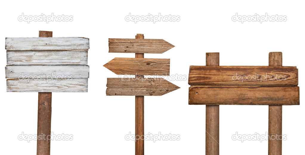 wooden sign background message