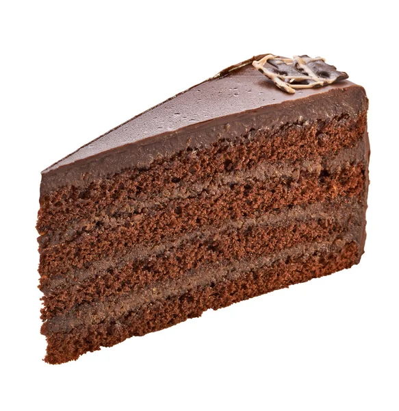 Pedaço de bolo saboroso — Fotografia de Stock