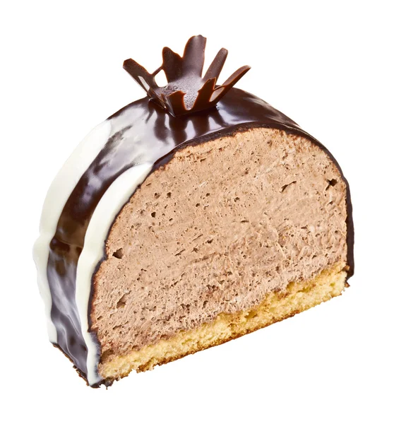 Кусок вкусного торта — стоковое фото