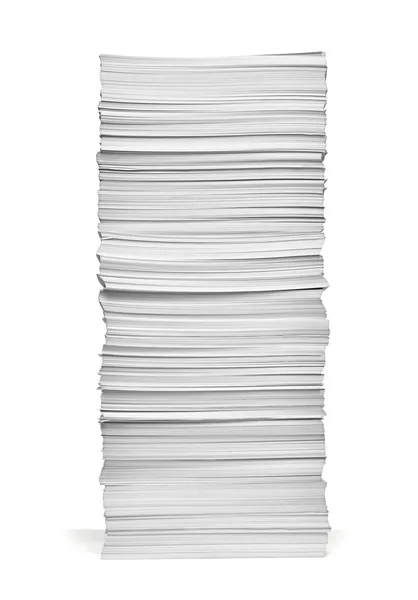 Pila de papeles documentos oficina negocio —  Fotos de Stock
