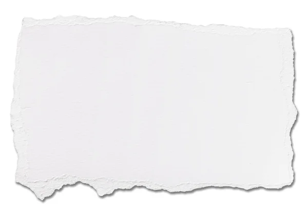 White paper ripped message background — Zdjęcie stockowe