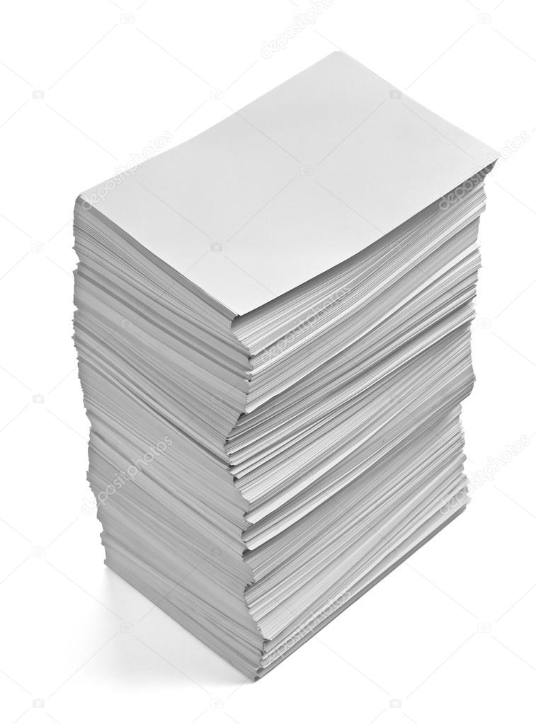 stack of papers documents office business