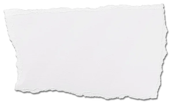 White paper ripped message background — Zdjęcie stockowe