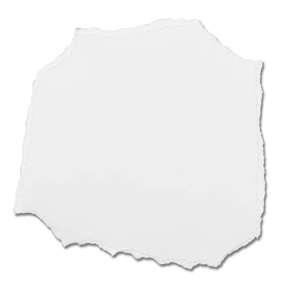 White paper ripped message background — Stock Photo, Image