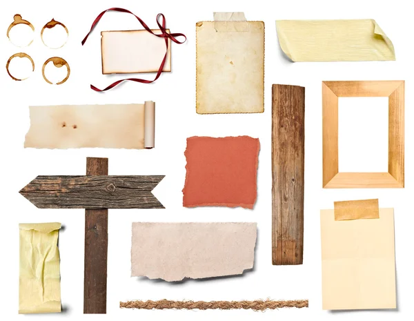 Grunge kağıt parçası Not