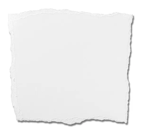 White paper ripped message background — Stock Photo, Image