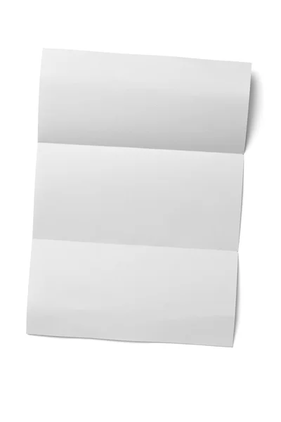 Broschyr brevmall visitkort vitt blankt papper — Stockfoto