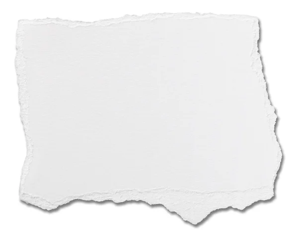 White paper ripped message background — Stock Photo, Image