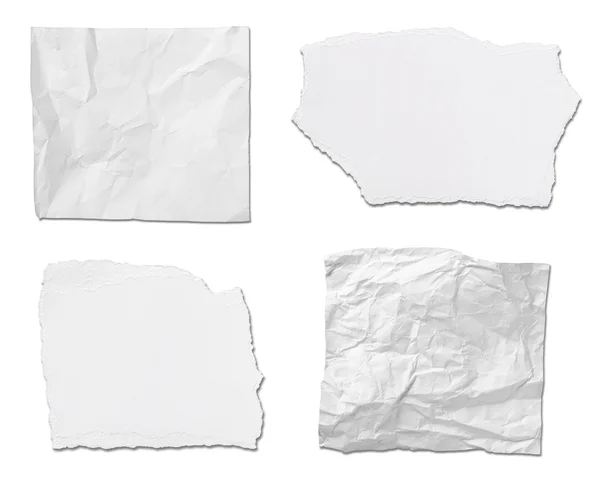 White paper ripped message background — Stock Photo, Image