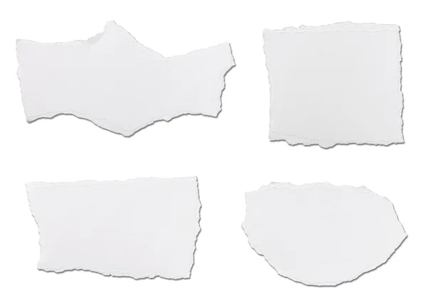 White paper ripped message background — Stock Photo, Image