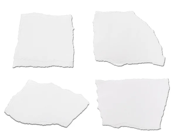 White paper ripped message background — Stock Photo, Image