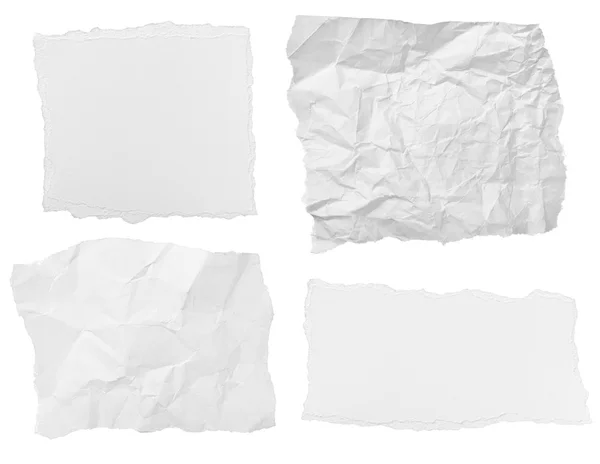 White paper ripped message background — Stock Photo, Image