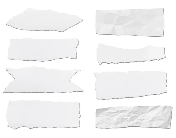 White paper ripped message background — Zdjęcie stockowe