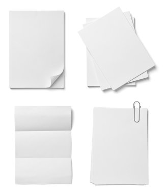 curldocuments ofis iş ile kağıt yığını