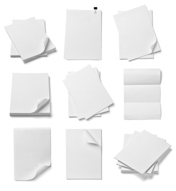 stack of papers documents office business clipart