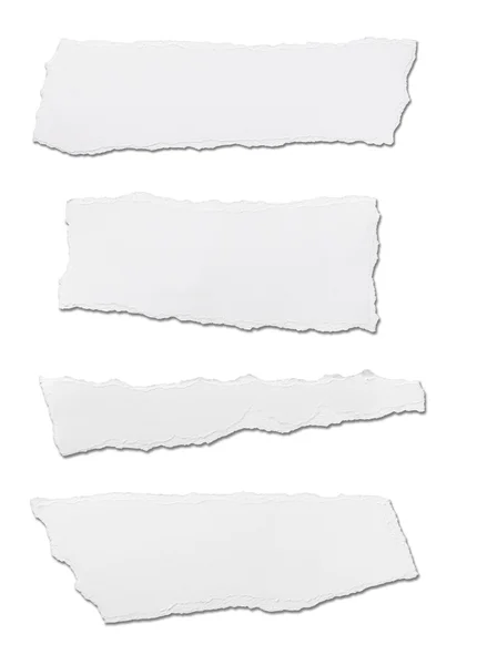 White paper ripped message background — Zdjęcie stockowe