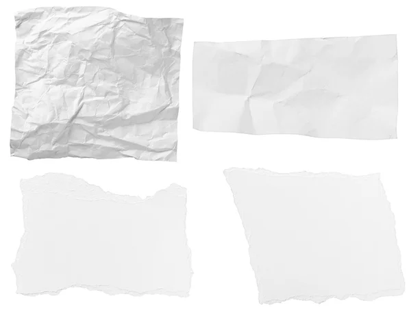 White paper ripped message background — Zdjęcie stockowe