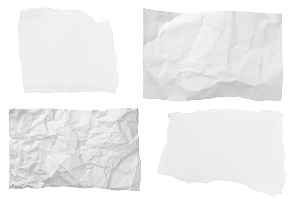 White paper ripped message background — Stock Photo, Image