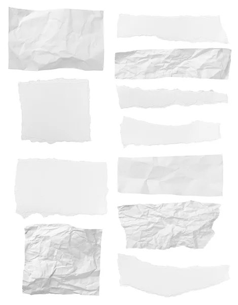 White paper ripped message background — Zdjęcie stockowe