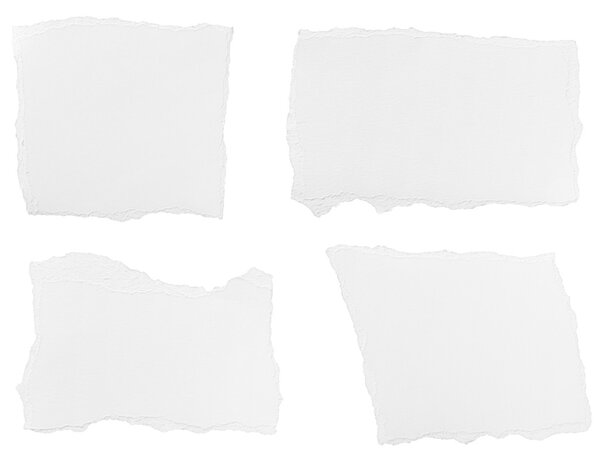 Белая бумага разорвана фон сообщения
