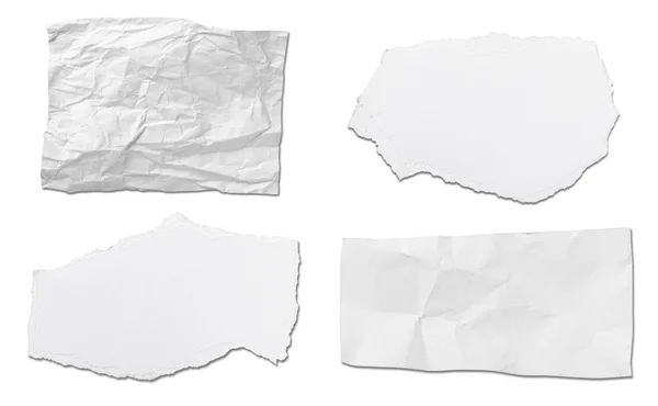 White paper ripped message background — Stock Photo, Image