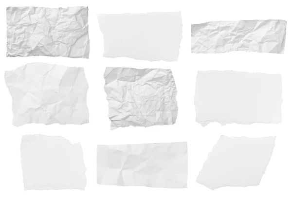 White paper ripped message background — Stock Photo, Image