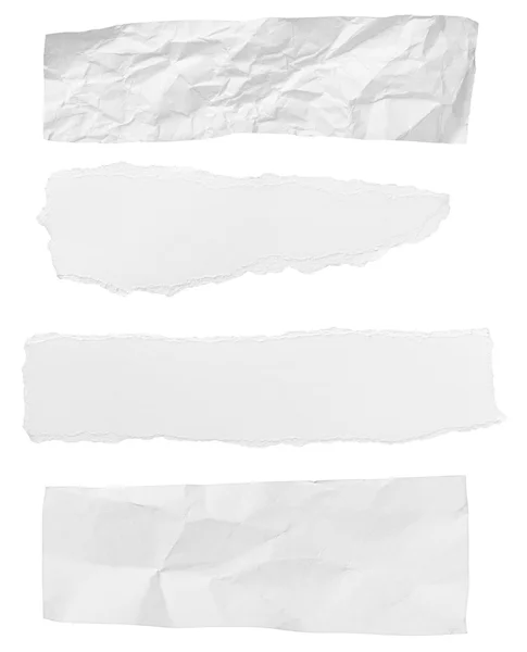 White paper ripped message background — Stock Photo, Image